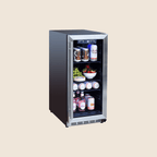 15″ 3.2 Cu Outdoor Rated Refrigerator w/ Glass Door