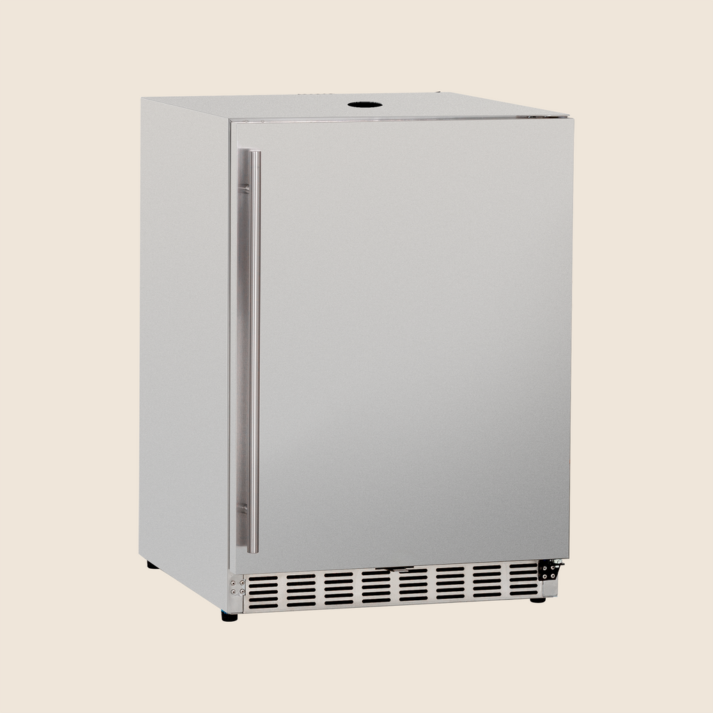 24″ 6.6 Cu. Deluxe Outdoor Rated Kegerator – No Tap