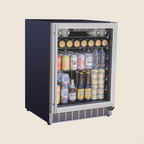 24″ 5 Cu. Outdoor Rated Refrigerator w/ Glass Doo