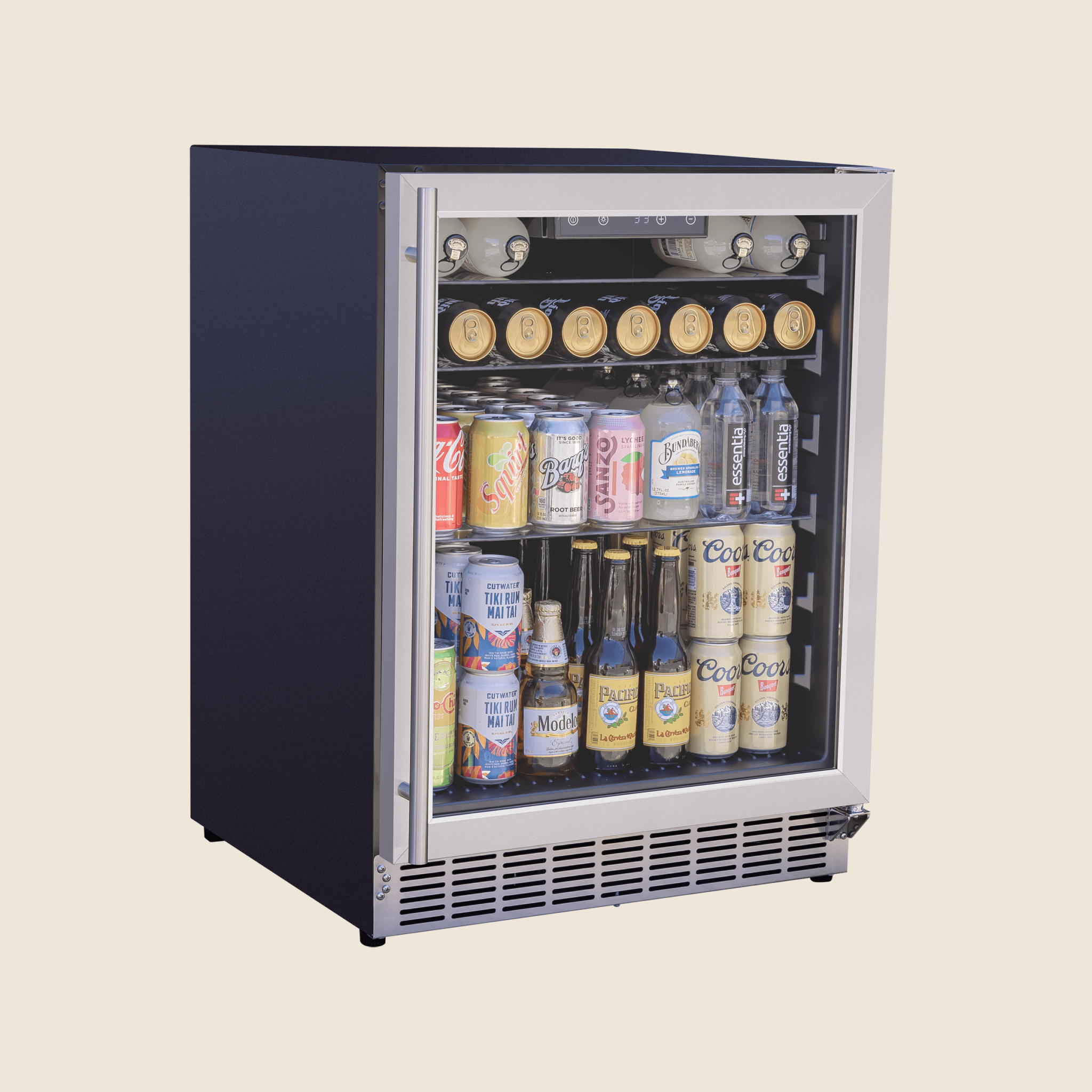 24″ 5 Cu. Outdoor Rated Refrigerator w/ Glass Doo