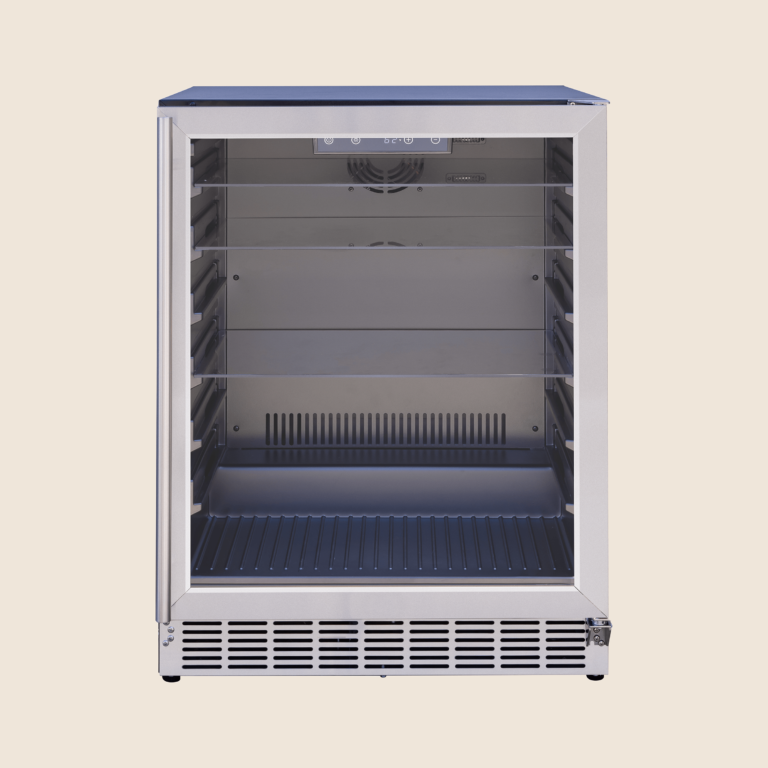 24″ 5 Cu. Outdoor Rated Refrigerator w/ Glass Doo